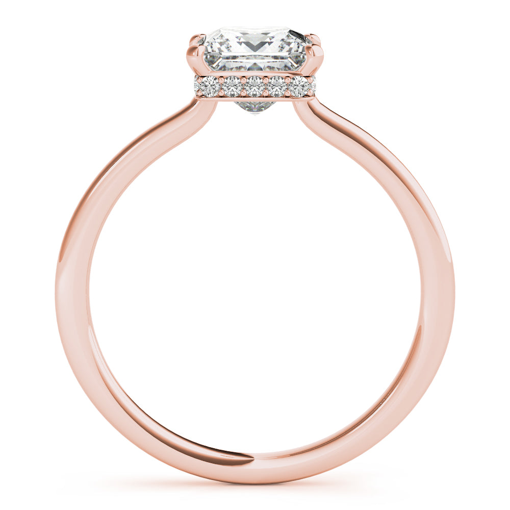 Aimee Princess Diamond Solitaire Engagement Ring-VIRABYANI